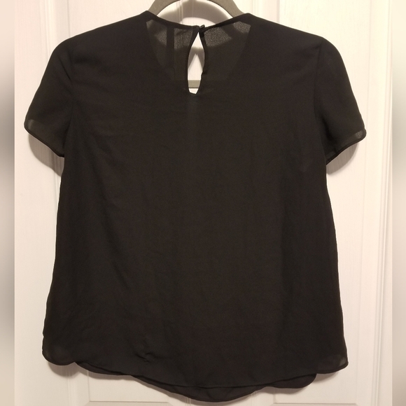 NWT Zara Blouse Women's Size XS Color Black - Picture 3 of 5